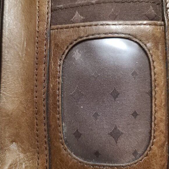 Vintage Fossil  "Long Live Vintage 1954" Women's Emory Wallet Leather Organizer - Picture 7 of 16